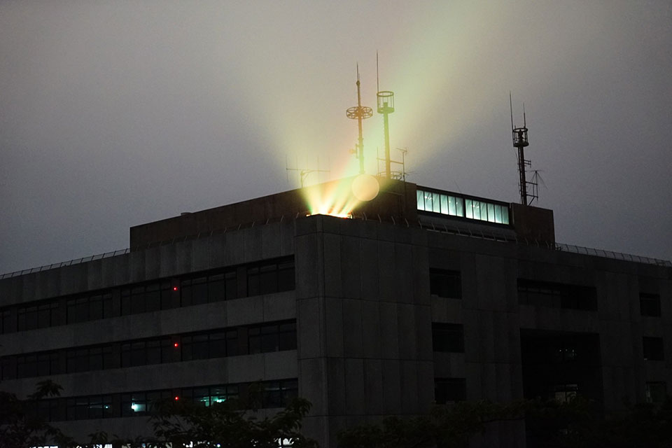 Hamamatsu Castle Light Up from a Long Distance