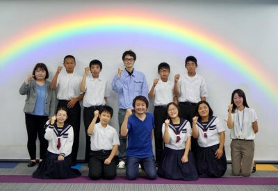 浜松市内企業研修＠浜松市立水窪中学校