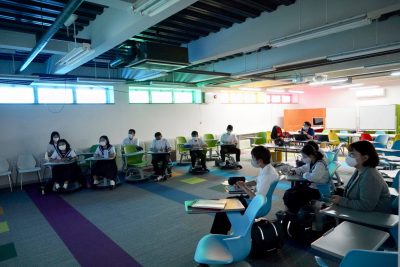 浜松市内企業研修＠浜松市立水窪中学校